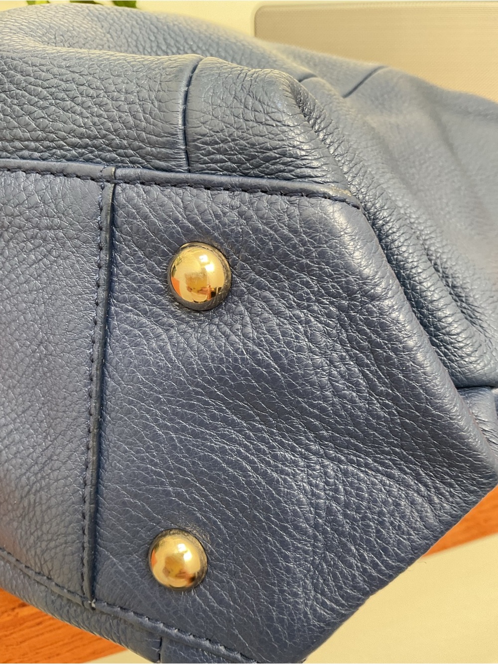 Furla Leather Shoulder Blue Leather Bag - Picture 4 of 9